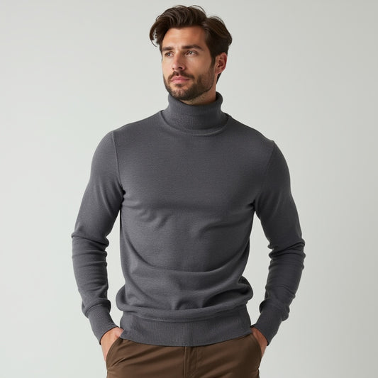 Floris - men's turtleneck with classic fit