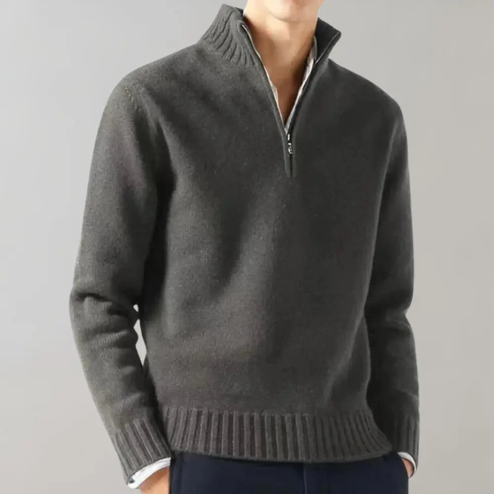 Alfred - Classic Half-Zip Sweater for Stylish Comfort for Men Lovestylo