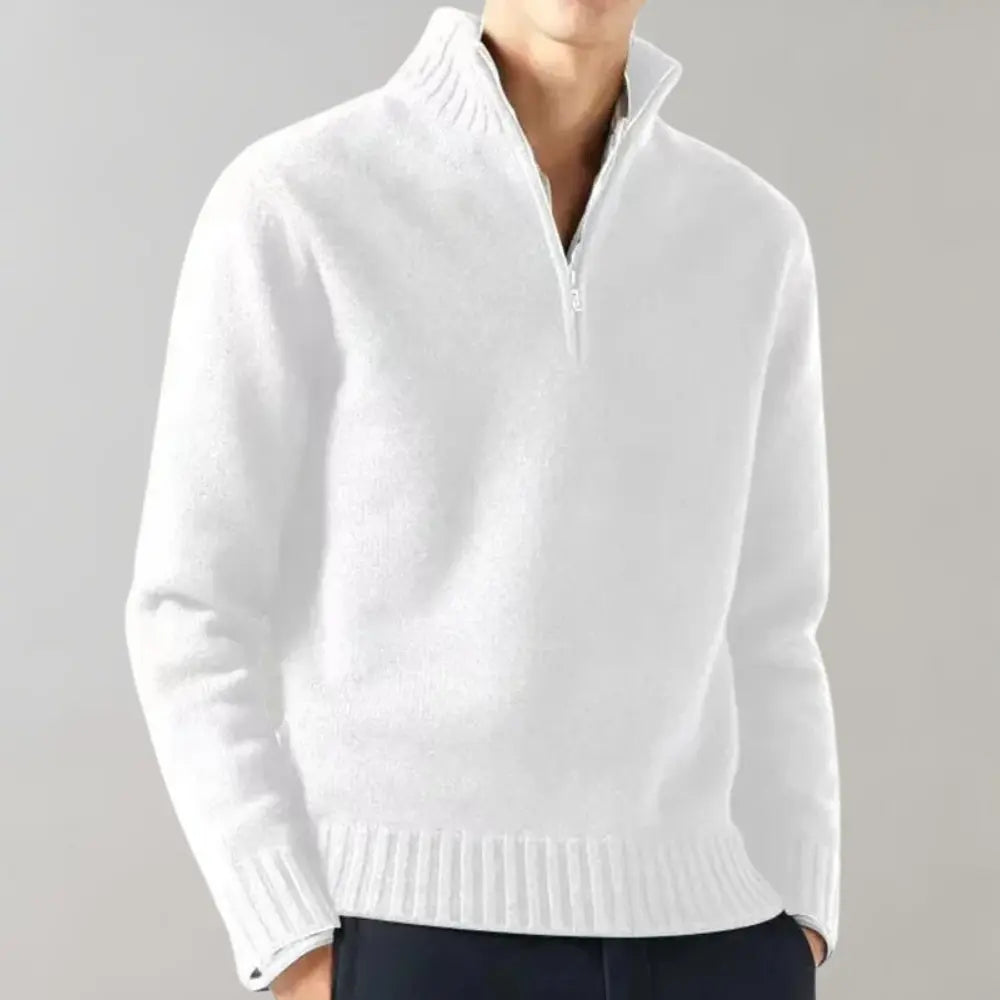 Alfred - Classic Half-Zip Sweater for Stylish Comfort for Men Lovestylo