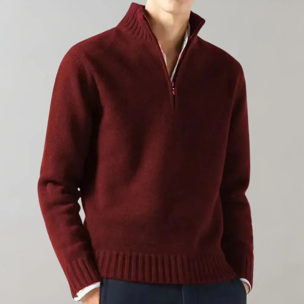 Alfred - Classic Half-Zip Sweater for Stylish Comfort for Men Lovestylo